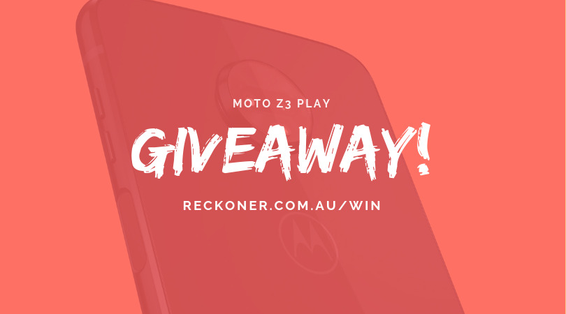 Moto Z3 Play giveaway