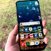 Hand holding Huawei Y9 Prime smartphone